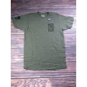 Howitzer Patriot Mens Medium‎ Green T Shirt Dont Tread On Me Military Veteran